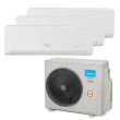 Ar Condicionado Multi Tri Split Springer Midea 27000 BTUs (3X9000) Quente/Frio Inverter 220V