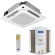 Ar Condicionado Split Cassete Carrier 4 Vias 24000 BTUS Quente e Frio Inverter 220V Monofásico 38TVQD24515MC