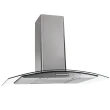 Coifa Parede CVC Slim Fogatti Vidro Curvo Inox 90cm 220V